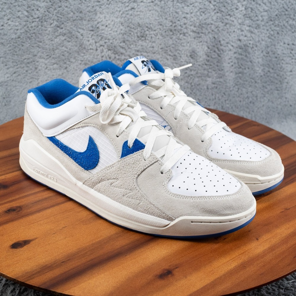 Size 14 Nike Air Jordan Jordan Stadium 90 White Game Royal Mens Shoes DX4397-104